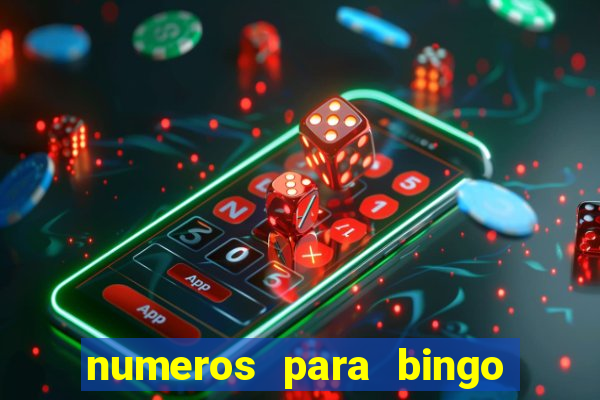 numeros para bingo de 1 a 90